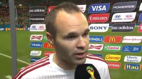 Iniesta Photocall Mundial 2014