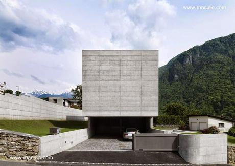 Casa minimalista en Suiza