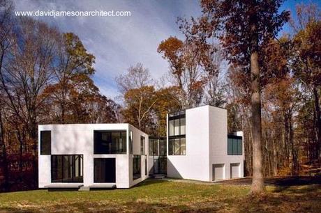 Casa minimalista en Great Falls, Virginia, Estados Unidos