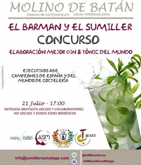 Cartel del concurso del mejor gin tonic del mundo