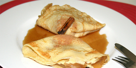 receta Crepes de manzanas