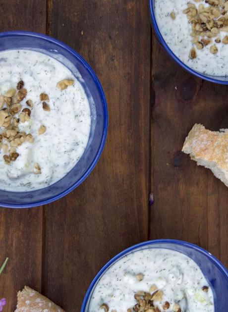 TARATOR BULGARO (SOPA FRIA DE PEPINO Y YOGUR)