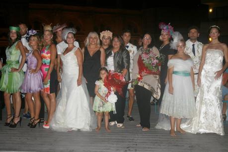 Desfile de Moda de la diseñadora Malagueña  Antonia Garcia Galiano organizado por Emma P. Lopez en la terraza del  Hotel Molina Lario en Malaga