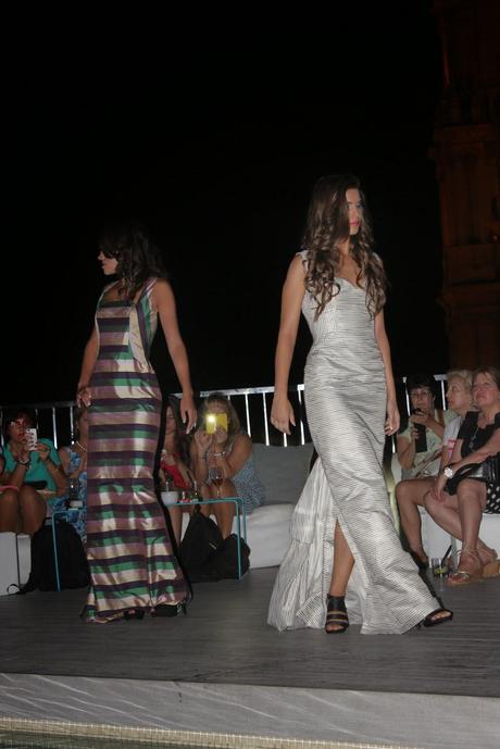 Desfile de Moda de la diseñadora Malagueña  Antonia Garcia Galiano organizado por Emma P. Lopez en la terraza del  Hotel Molina Lario en Malaga