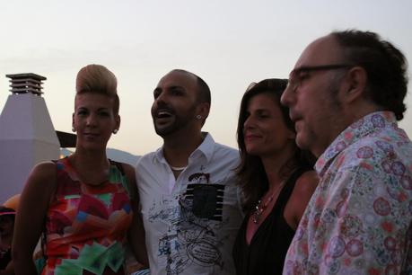 Desfile de Moda de la diseñadora Malagueña  Antonia Garcia Galiano organizado por Emma P. Lopez en la terraza del  Hotel Molina Lario en Malaga