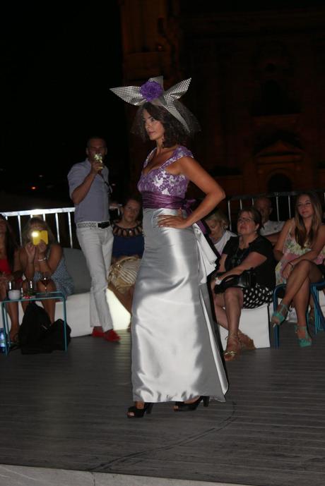 Desfile de Moda de la diseñadora Malagueña  Antonia Garcia Galiano organizado por Emma P. Lopez en la terraza del  Hotel Molina Lario en Malaga