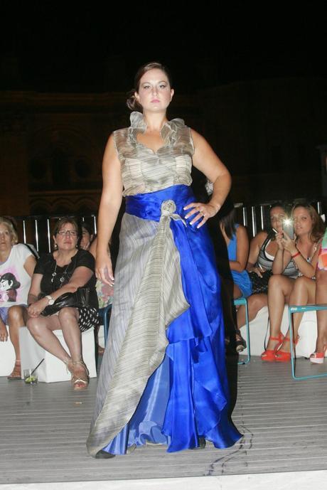 Desfile de Moda de la diseñadora Malagueña  Antonia Garcia Galiano organizado por Emma P. Lopez en la terraza del  Hotel Molina Lario en Malaga