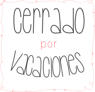 Cartelitos de Vacaciones para el Blog