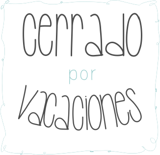 Cartelitos de Vacaciones para el Blog
