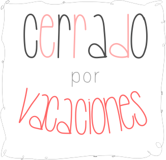 Cartelitos de Vacaciones para el Blog
