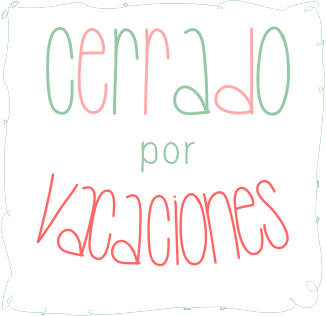 Cartelitos de Vacaciones para el Blog