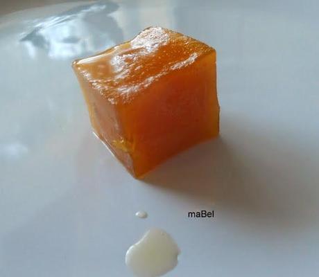 Zapallo o calabaza en almíbar con bicarbonato