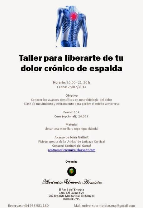 TALLER DE ESPALDA