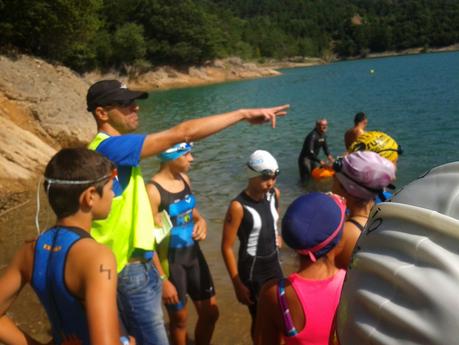 VI Edició Triber. Triatló Infantil de La Baells. La Presa.Triatló Berga.