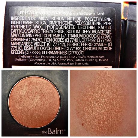 Mis sombras individuales de The balm: Mischievous Marissa y This just once Jamie