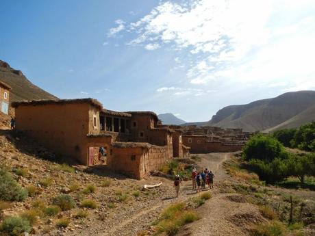 Aït Wanougdal o Aït Ouanougdal. Aldeas del Valle Aït Bouguemez. Marruecos