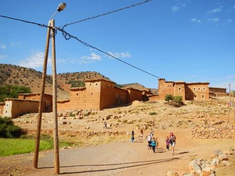 Aït Wanougdal o Aït Ouanougdal. Aldeas del Valle Aït Bouguemez. Marruecos