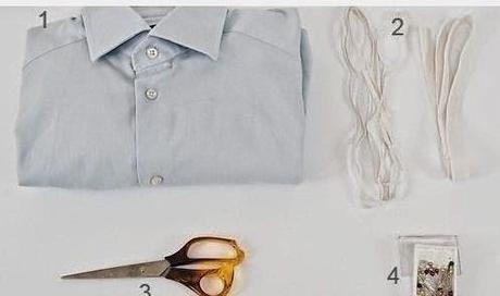 Cómo transformar una camisa de hombre en un vestido - Paperblog