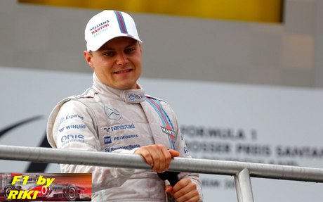 BOTTAS EUFORICO CON SU TERCER PODIO EN LA F1