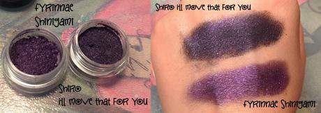 Shiro cosmetics, swatches y comparaciones