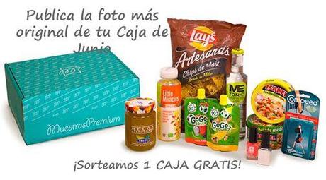 Foto: ¡No acabes todavía con tu #CajaMuestrasPremium de junio y participa en nuestro #sorteo!  Puedes llevarte 1 CAJA GRATIS!!!  Sólo tienes que: 1. Publicar en nuestro muro de Facebook una foto de tu caja MuestrasPremium de Junio muuuuy original. 2. Cítanos poniendo @MuestrasPremium en tu foto y el Hastag #MuestrasPremiumJunio  La #foto más original se llevará 100 Puntos Premium, que equivalen a 1 CAJA GRATIS!! ¡Participa!