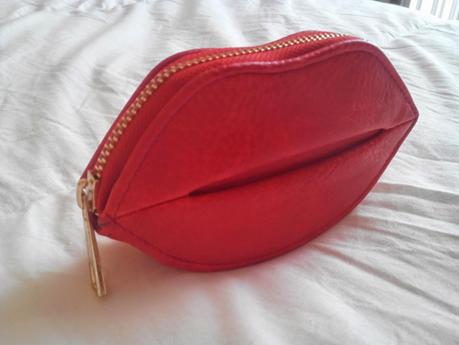 Cartera de Labio rojo de Blanco de las rebajas!!!