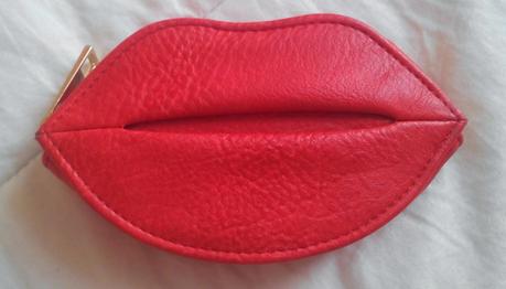 Cartera de Labio rojo de Blanco de las rebajas!!!