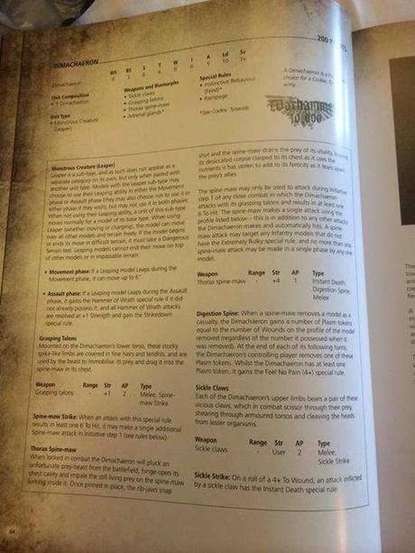 Reglas de Dimacheron Tiranido