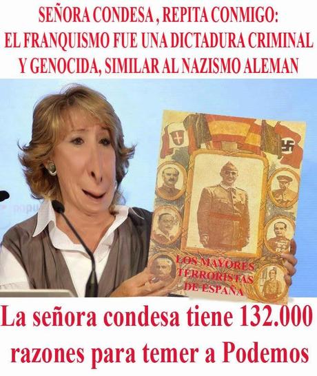 La señora Condesa Aguirre, la bien paga y sus 132.000 razones para atacar a Podemos
