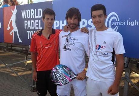 Jose Carlos Gaspar y Momo González en el World Padel Tour Málaga