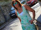 looks vestido verde flores