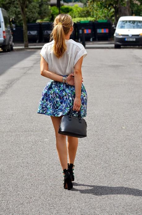 Tropical Floral Skirt