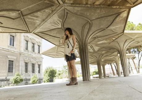 street style barbara crespo guns C&A tshirt fashion blogger outfit blog de moda