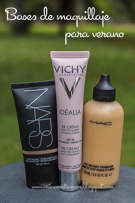 Bases de maquillaje favoritas para el Verano