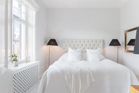 suelos de madera pintada de blanco estilo nórdico escandinavo decoración pisos suecos decoración de salones decoración de interiores decoración de comedores decoración blanco negro nórdico blog decoración nórdica 