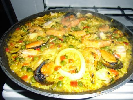 Paella marinera