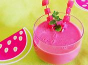 Smoothie sandía hierbabuena