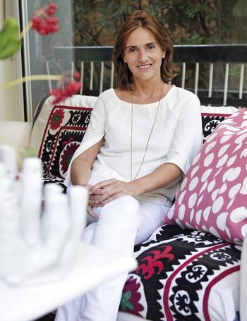 En el salón de Marta Riopérez