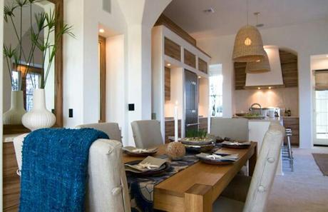 Casas junto al mar