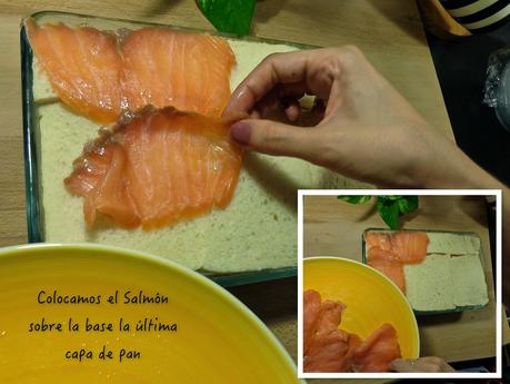 SABOREANDO EL VERANO... PASTEL DE SALMÓN Y CANGREJO...