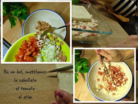 SABOREANDO EL VERANO... PASTEL DE SALMÓN Y CANGREJO...