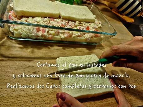 SABOREANDO EL VERANO... PASTEL DE SALMÓN Y CANGREJO...