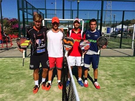 Ernesto Moreno y Cayetano Rocafort en el partido de hoy del World Padel Tour Málaga