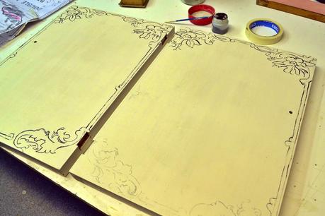 Paso a paso: cómo pensamos la transformacion del mueble tocador.