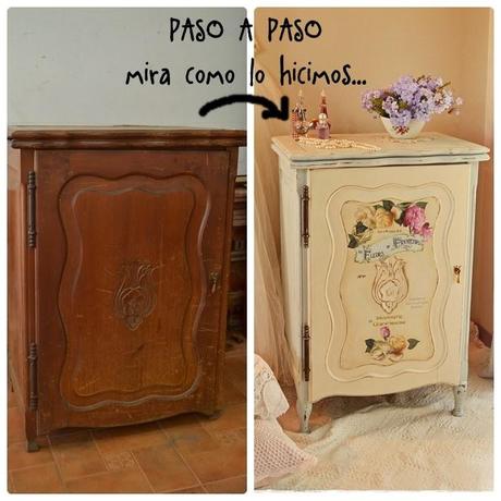Paso a paso: cómo trabajamos sobre un mueble de máquina de coser