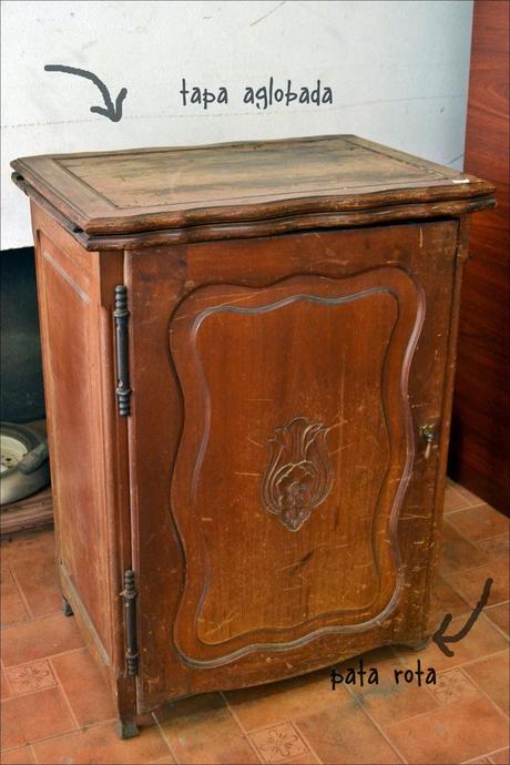 Paso a paso: cómo trabajamos sobre un mueble de máquina de coser