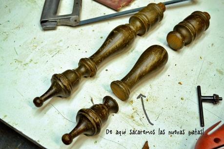 Paso a paso: cómo trabajamos sobre un mueble de máquina de coser