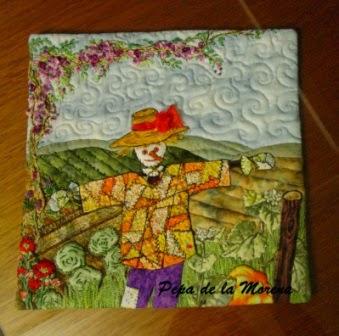 PATCHWORK Y BORDADO CON CINTAS