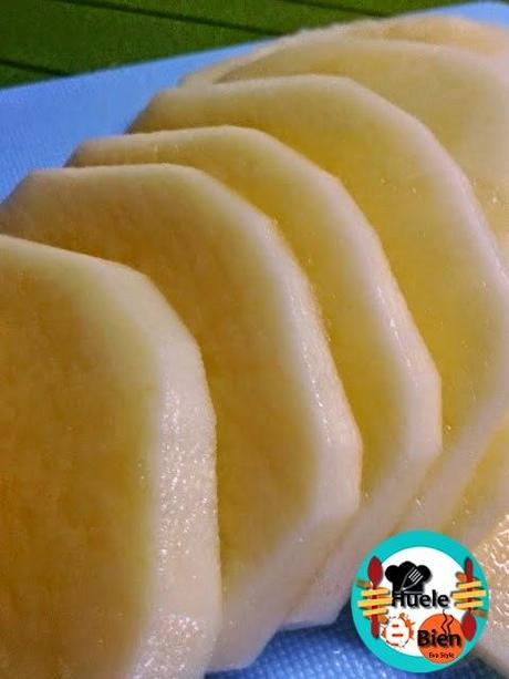 Chuletas de cerdo con manzanas