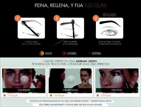 barbara crespo maybelline ny press eyebrow design diseño de cejas prensa elle glamour tv fashion blogger blog de moda